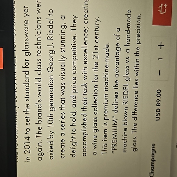 Riedel Chrystal wine glasses - Picture 2 of 10